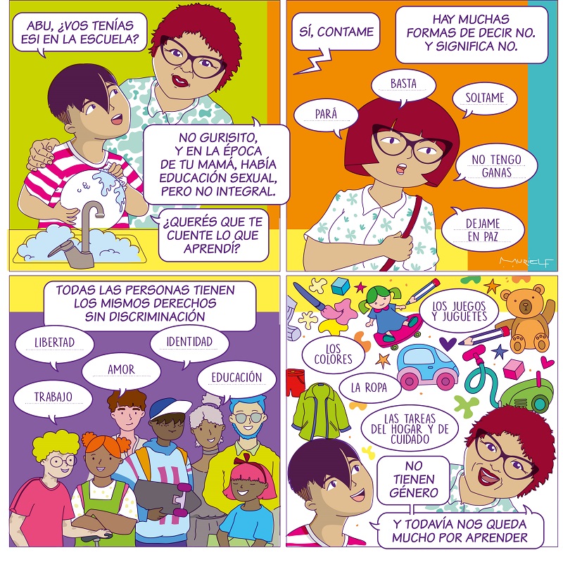 Ilustraciones a 16 años de la Ley de ESI